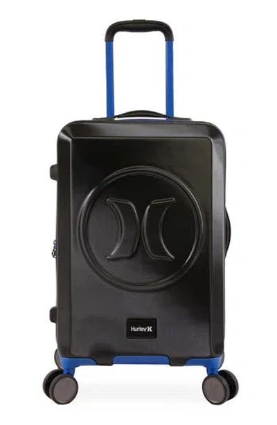 Hurley Wave 21" Hardshell Spinner Suitcase In Black