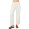 Hurley Wavy Days Wide Leg Pants In White