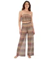 Hurley Women's Chevron Knit Pull-on Beach Pants In Multi