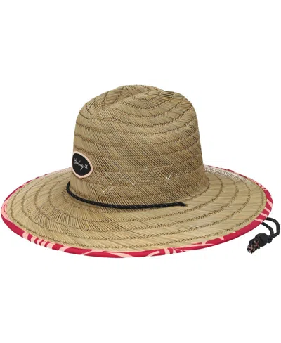 Hurley Women's  Natural Capri Straw Lifeguard Primary Logo Hat
