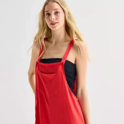 Hurley Womens Juniors Jumpsuit In Red