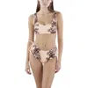 HURLEY WOMENS PRINTED SIDE TIE SWIM BOTTOM SEPARATES