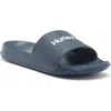 Hurley Wordmark Slide Sandal In Navy