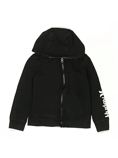 Pre-owned Hurley Kids'  Zip Up Hoodie In Black