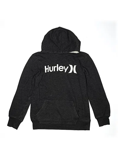 Pre-owned Hurley Kids'  Zip Up Hoodie In Black