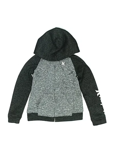 Pre-owned Hurley Kids'  Zip Up Hoodie In Gray