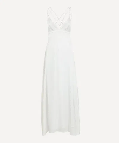 Hurlingham Polo Women's Polperro Sun Long Dress In White