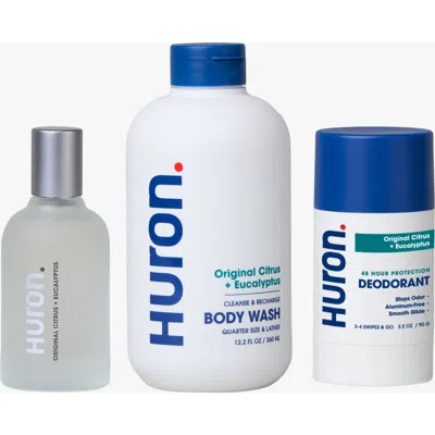 Huron Signature Scent Bundle Personal Care Set In Citrus/eucalyptus