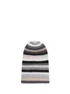 Hurray Beanie With Multicolored Striped Pattern In Animal Print