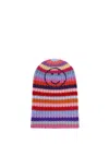 Hurray Colorful Cashmere Knitted Beanie In Multi