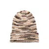 Hurray Striped Cashmere Beanie Hat