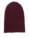 Hurray Ribbed-knit Beanie In Burgundy