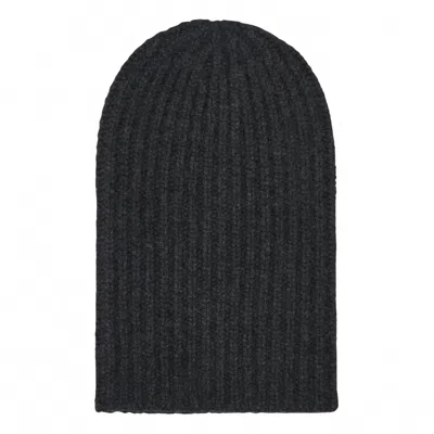 Hurray Sailor Beanie In Charcoal In Black