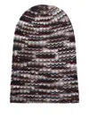 Hurray Wavy Striped Cashmere Beanie In Multi