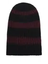 Hurray Ribbed Cashmere Beanie In Black