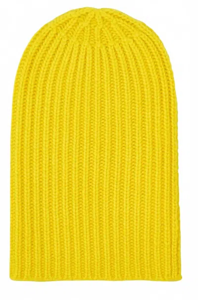 Hurray Women's Cashmere Sailor Beanie In Golden In Yellow
