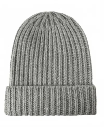 Hurray Women's Cashmere Sailor Beanie In Husky In Gray