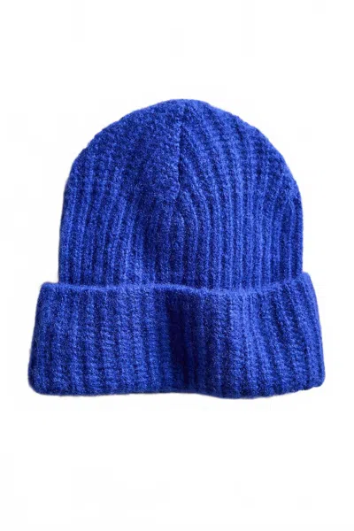 Hurray Women's Cashmere Sailor Beanie In Regatta In Blue