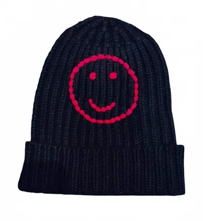 Hurray Women's Knit Sailor Beanie In Black In Blue