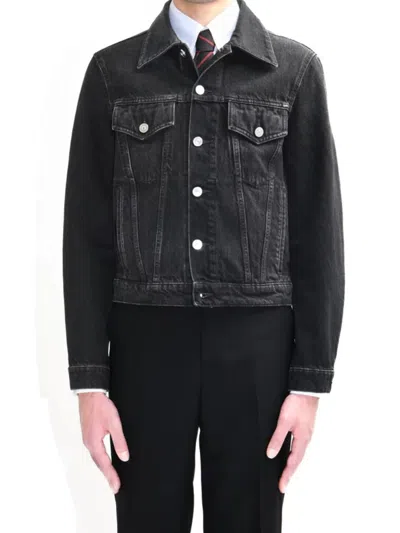 Husbands Jacket In Washed Black