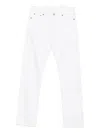 Husbands Rivet-detail Jeans In White