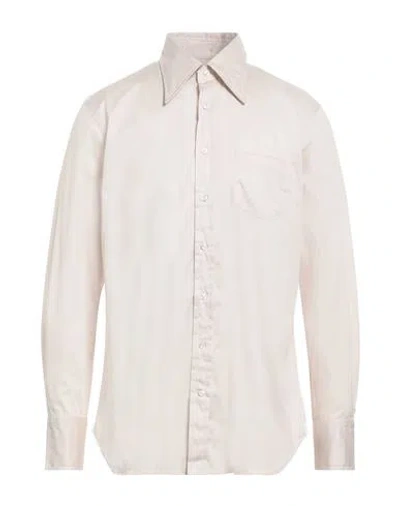 Husbands Man Shirt Ivory Size 17 Cotton In White