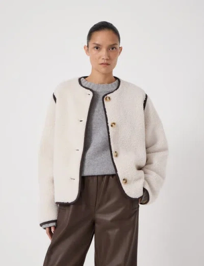 Hush Alina Borg Button Cardigan In Neutral