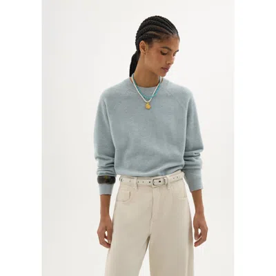 Hush Anastasia Brushed Merino Jumper In Blue