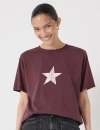 Hush Graphic Short Sleeve T-shirt In Burgundy