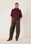 Hush Hendrix Half Placket Sweatshirt In Multi