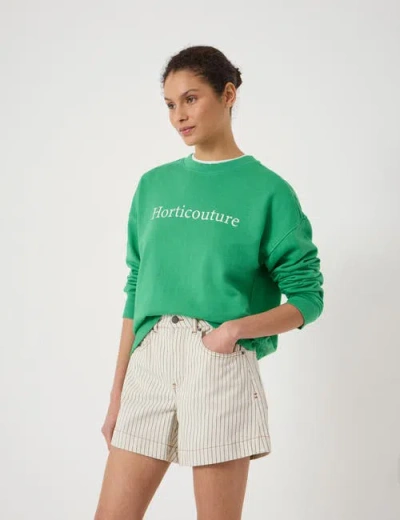 Hush Horticouture Printed Graphic Sweatshirt In Green