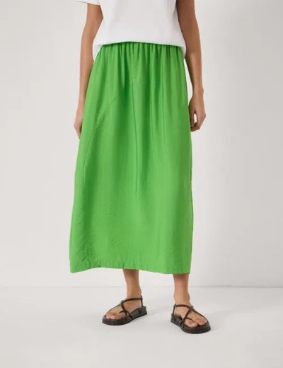 Hush Liddie Air Flow Barrel Maxi Skirt In Green
