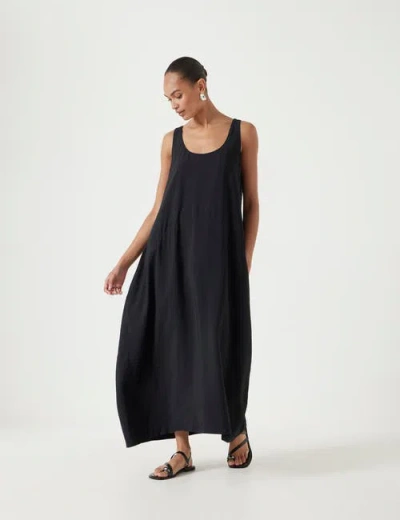 Hush Liddie Air Flow Barrel Tank Dress In Black