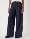 Hush Nessa Wide Leg Jeans In Blue
