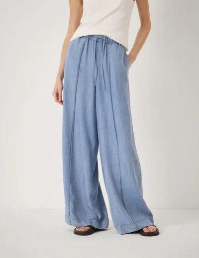 Hush Petunia Chambray Trousers In Blue