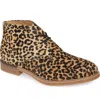 HUSH PUPPIES BAILEY WORRYFREE SUEDE BOOTS IN LEOPARD