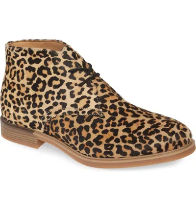 Hush Puppies Bailey Worryfree Suede Boots In Leopard In Brown