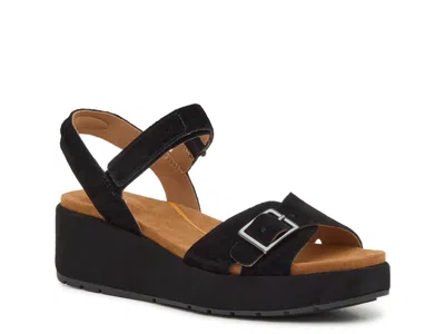 Hush Puppies Baminda Wedge Sandal In Black