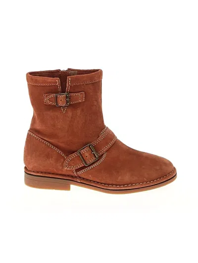 Pre-owned Hush Puppies Boots In Orange
