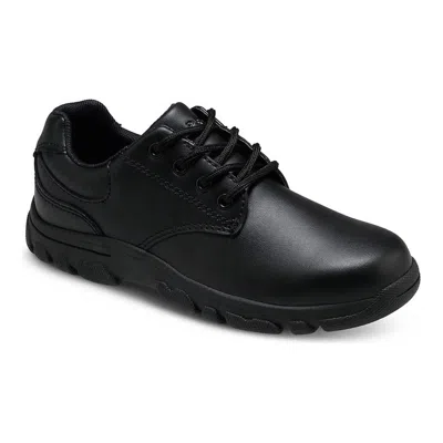 Hush Puppies Kids' Infant Or Toddler Sleek Leather Shoes In Chad Black