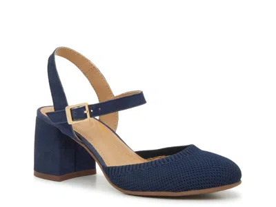 Hush Puppies Morna Pump In Blue