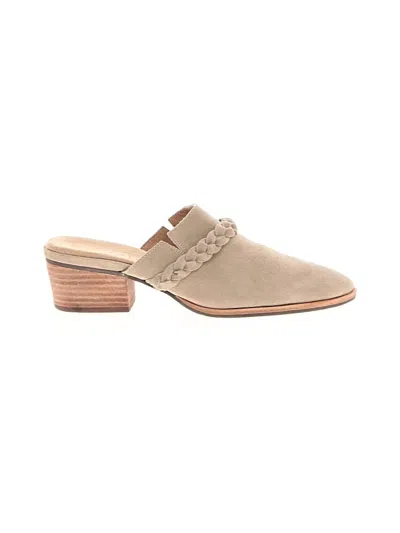Pre-owned Hush Puppies Mule/clog In Tan