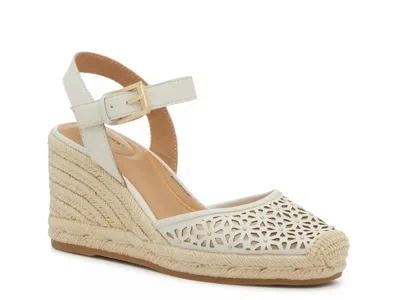Hush Puppies Rottie Espadrille Wedge Sandal In White