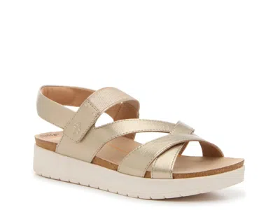 Hush Puppies Savoy Sandal In Gold