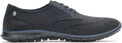 Hush Puppies Women's Zula Tricia Oxford Sneaker In Black Nubuck In Multi