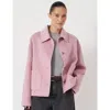 Hush Pure Wool Double Faced Jacket In Pink