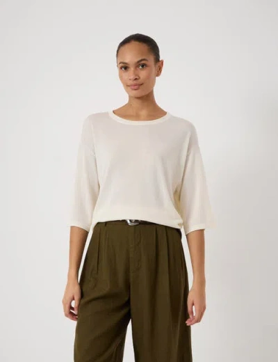 Hush Relaxed Knitted T-shirt In Multi