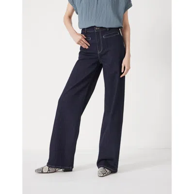 Hush Rowan Welt Pocket Flared Jeans In Blue