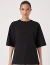Hush Zip Detail Short Sleeve T-shirt In Black