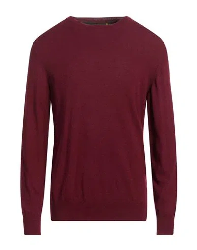 Husky Man Sweater Burgundy Size Xl Viscose, Recycled Polyamide, Virgin Wool, Cashmere